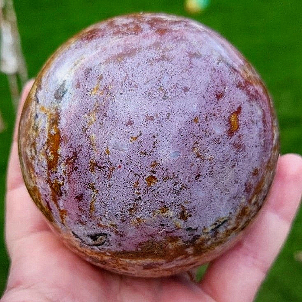 XXXL 89mm Ocean Jasper Sphere